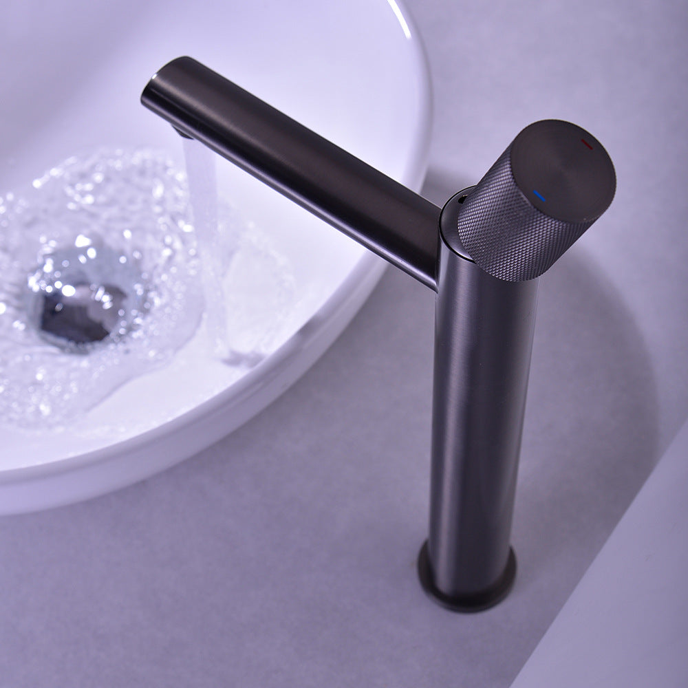 Eumtenr Counter Basin Single Handle Hot and Cold Bathroom Faucet - High End