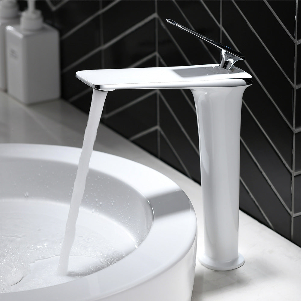 Eumtenr Brass 1.5 GPM Single Handle Bathroom Faucet Suitable for Tall Body Basins