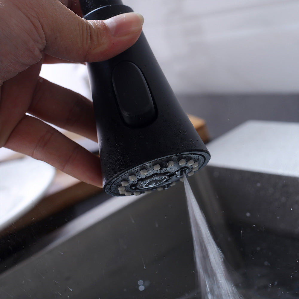 Eumtenr Kitchen Sink Faucet, Kitchen Faucet Brass with Pull Down Sprayer
