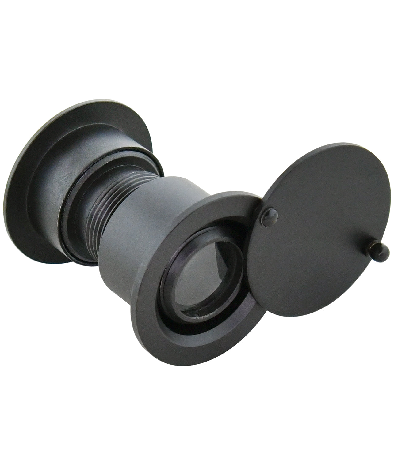 Solid Brass Security Peek Peepholes for Front Door - Black