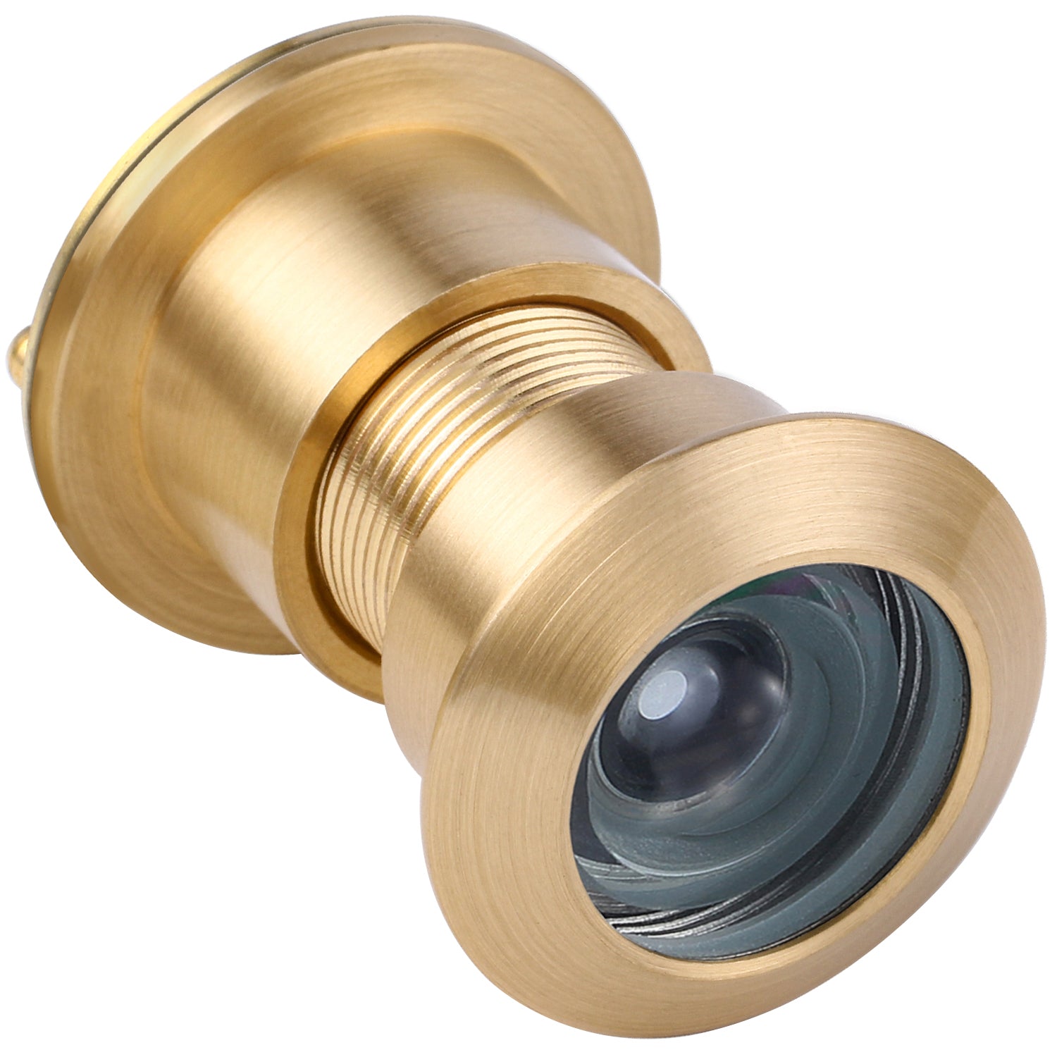 Solid Brass Security Peek Peepholes for Front Door - Gold