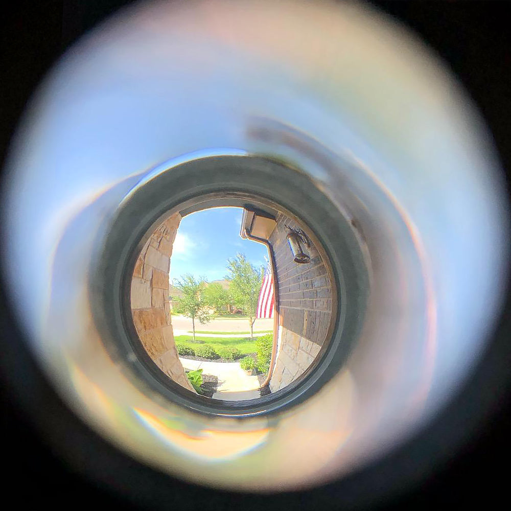 Solid Brass Security Peek Peepholes for Front Door - Gold