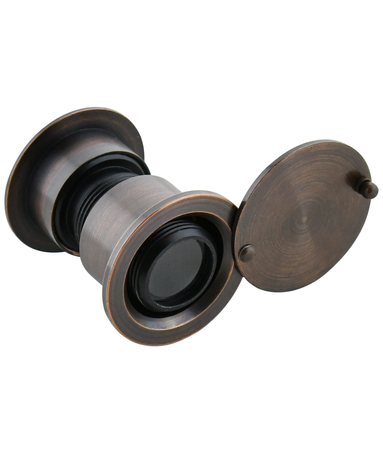 Solid Brass Security Peek Peepholes for Front Door - Oil Rubbed Bronze